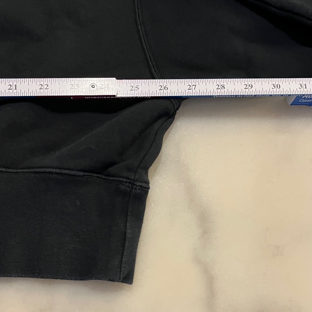 Nike Black Pullover Cropped Oversized with White Logo - Picture 9 of 9
